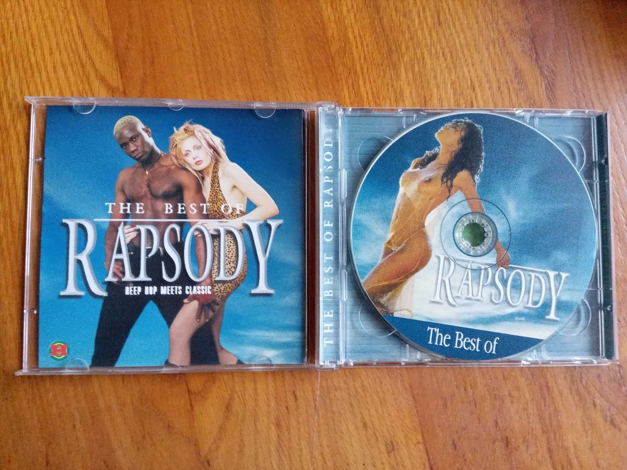 Двойной фирменный CD диск сборник THE BEST OF RAPSODY #1