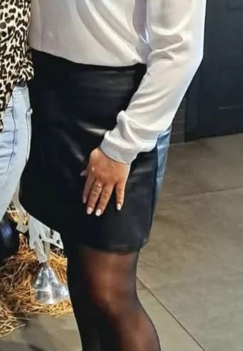 Юбка шкіряна спідниця