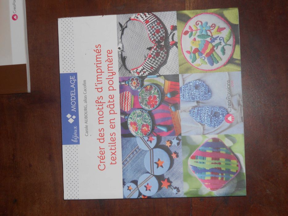 Conjunto 3 livros artesanato pasta polimero massa moldavel