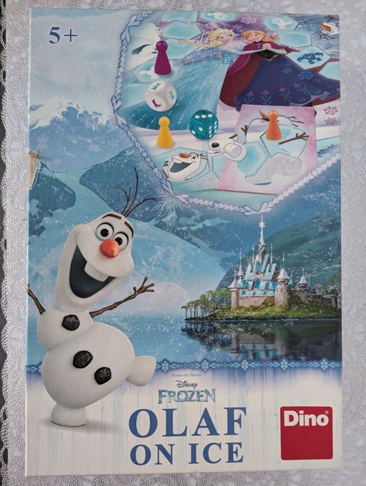 Gra planszowa Olaf na lodzie Disney on ice kraina lodu Dino