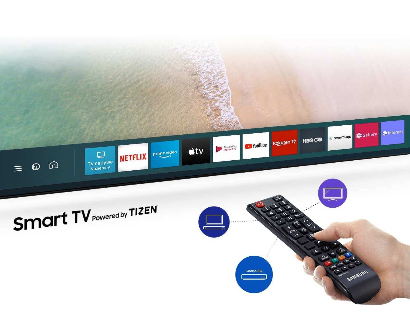 TV Samsung UE32T4300 SmartTV HDTV OS TiZen PQI 900Hz.T2 Wi-Fi 2.4GHz.