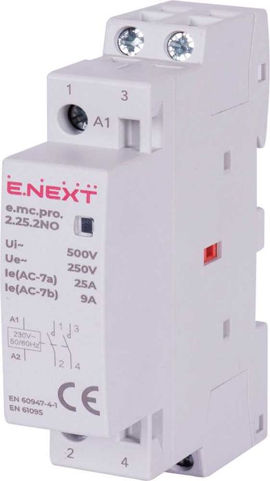 Stycznik modułowy PRO 2p 25A 2NO 230V