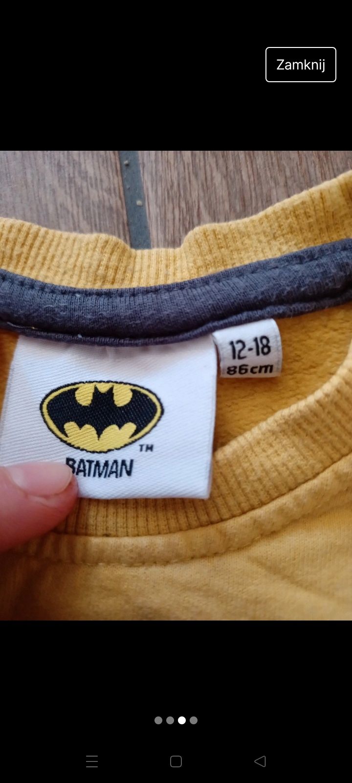 Bluza Batman 86 chłopięca