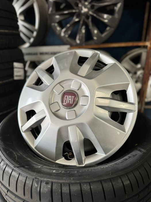 Vendo jantes com tampões 15 origiais Fiat Ducato