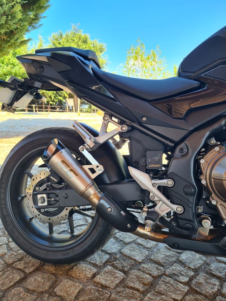 Ponteira escape SC Project Honda cb500F