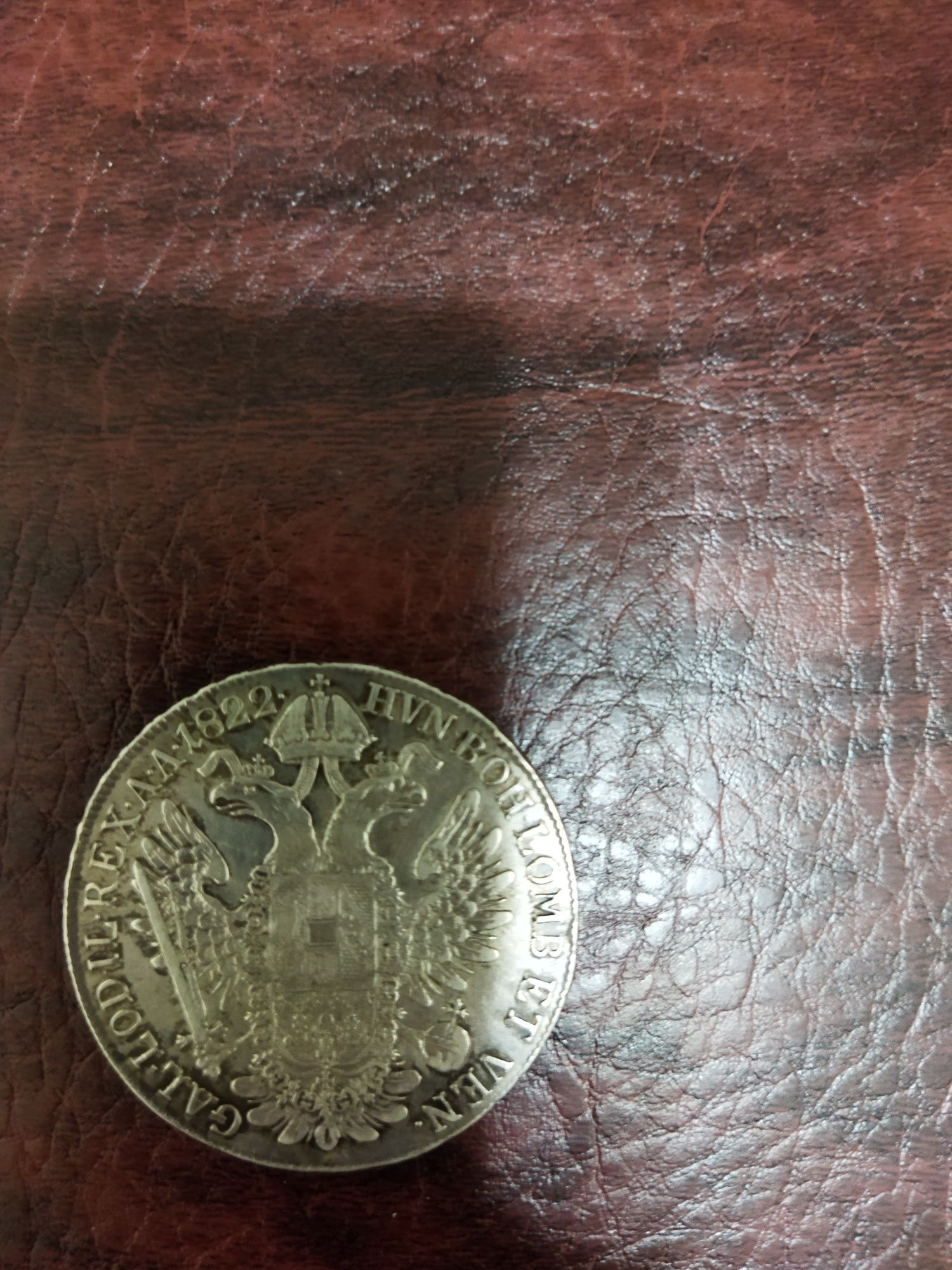 1 талер 1822 А. Австрійська імперія, Франц 2, монетний двір Відень.