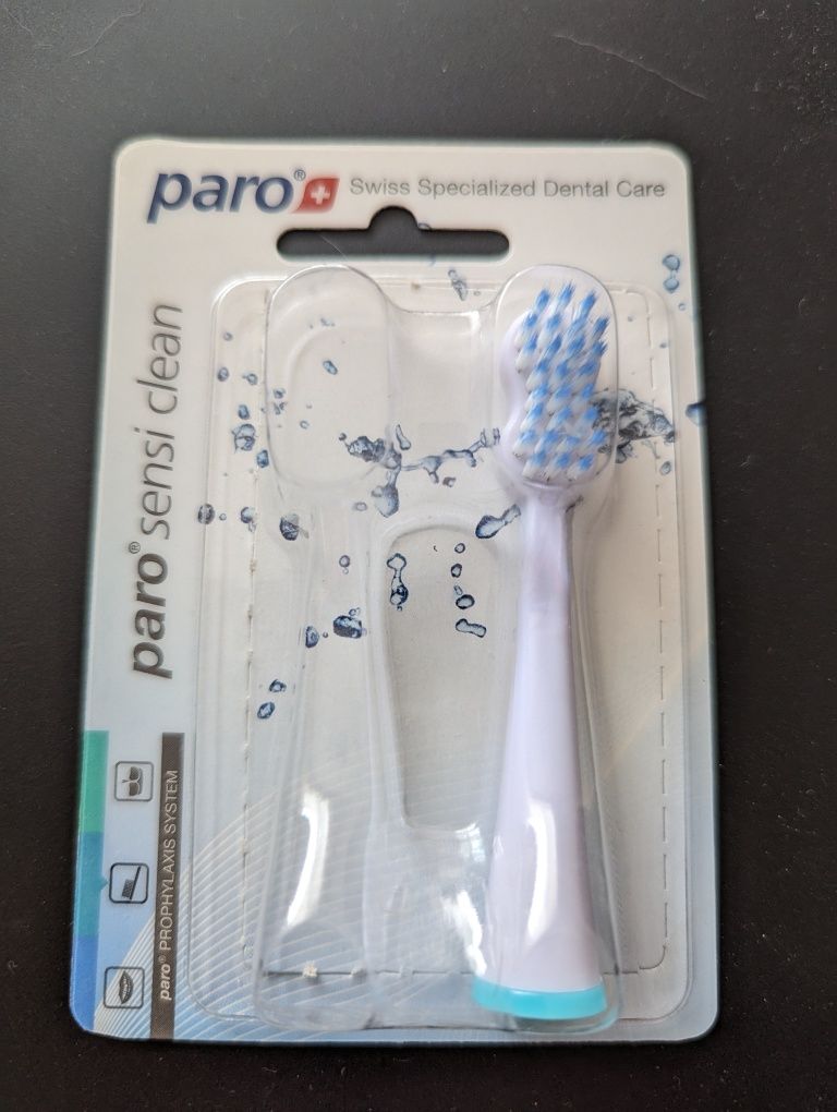 Змінна щітка для звукової зубної щітки
Paro Swiss Sonic Dual Clean