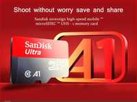 Карта памяти 100% Original SanDisk 64 ГБ. micro sd, класс10.