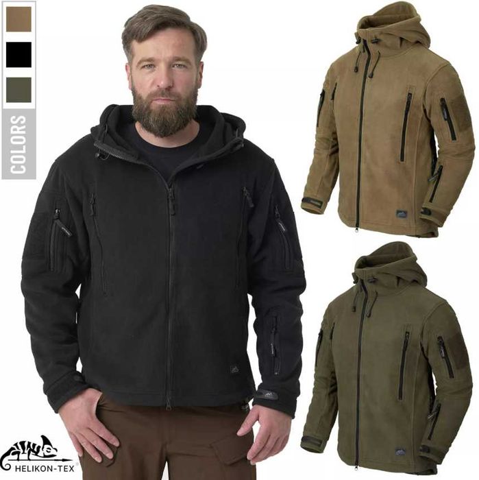 PATRIOT HELIKON TEX КУРТКА бомбер кофта щільна фліска капюшон худі топ