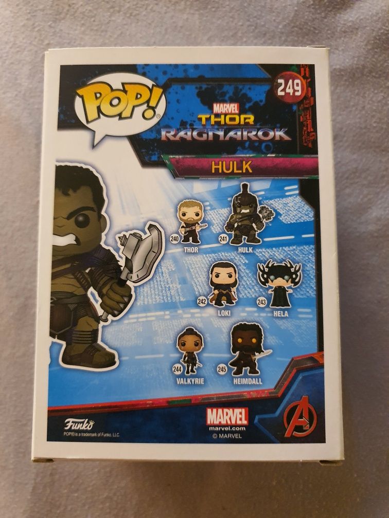 Funko Pop Marvel Thor Ragnarok Hulk Gladiator No Helmet Walmart Exclus