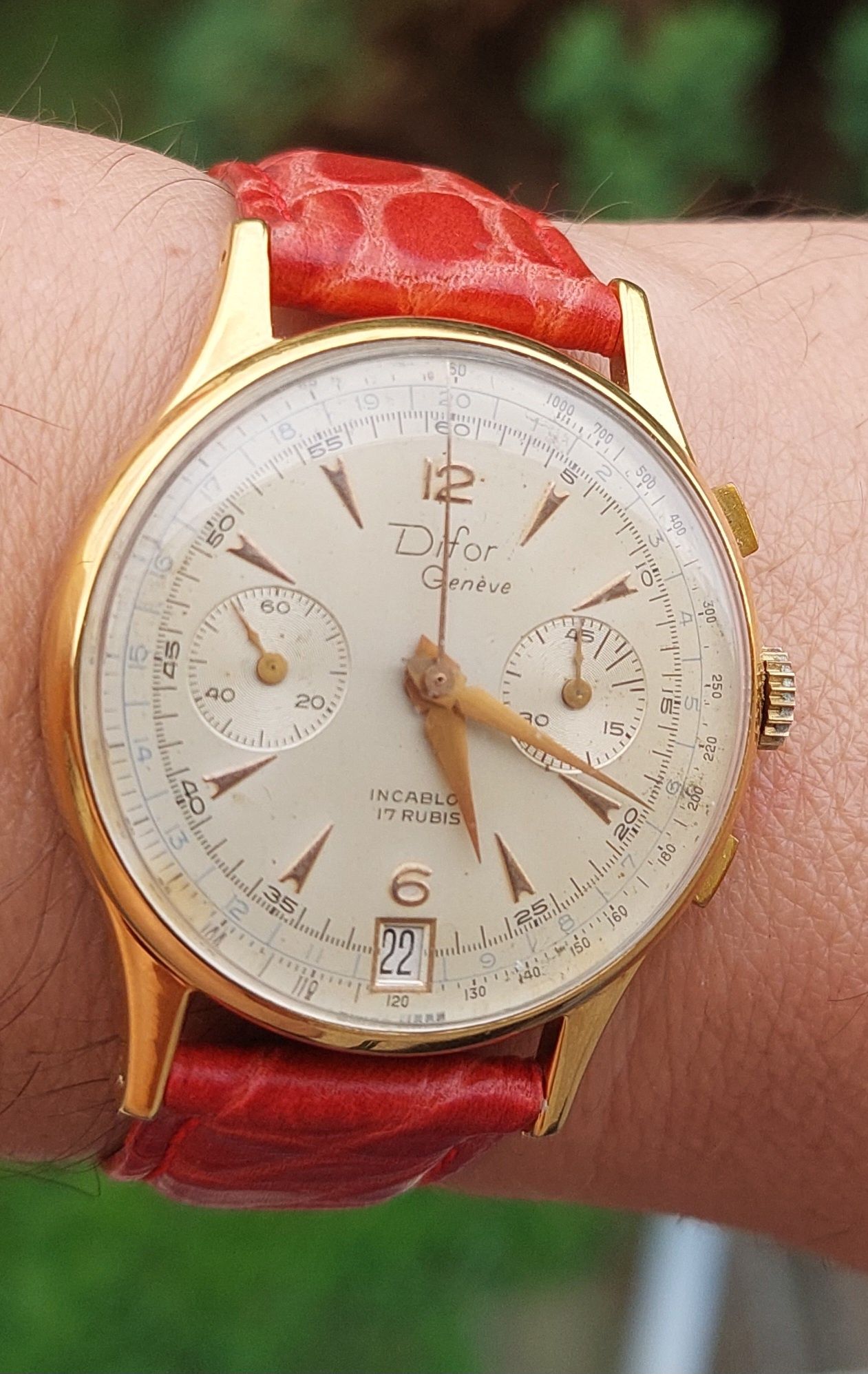 Zegarek Difor geneve chronograf piękny
