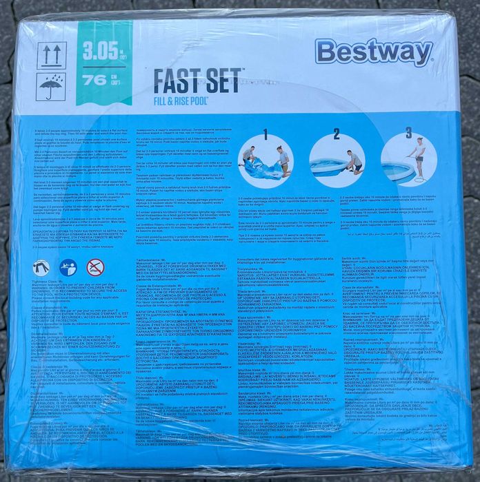 Piscina 3.05m X 76cm - NOVA