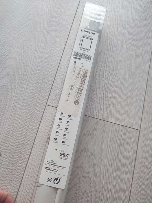Nowa Roleta zaciemniająca biała, 83cmx195cm