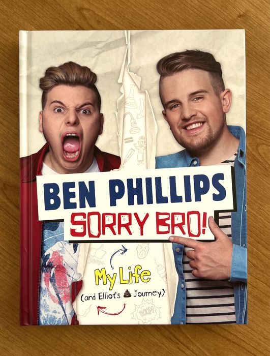 Книга мерч від YouTuber Ben Phillips “Sorry Bro!” з автографом