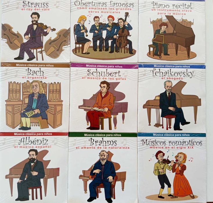 Música clásica para niños - książki po hiszpańsku z CD