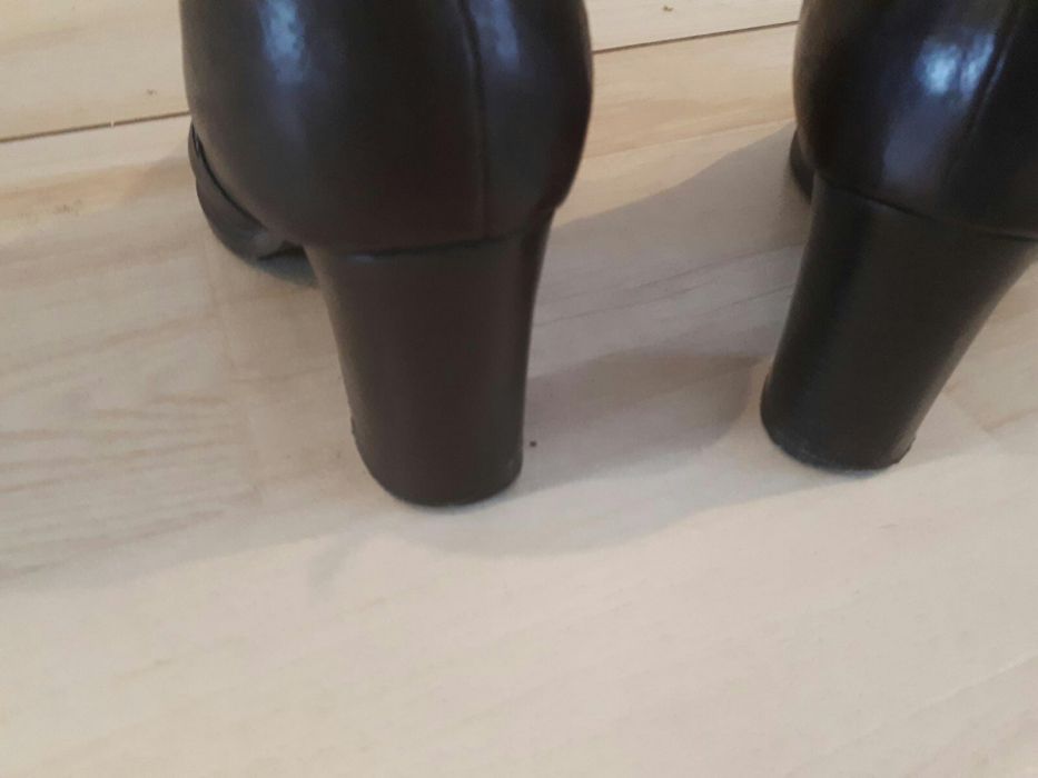 Buty damskie kozaki skóra r.38
