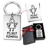 Breloczek Dla Dziadka Rysunek od Wnuka/Wnuczki Prezent