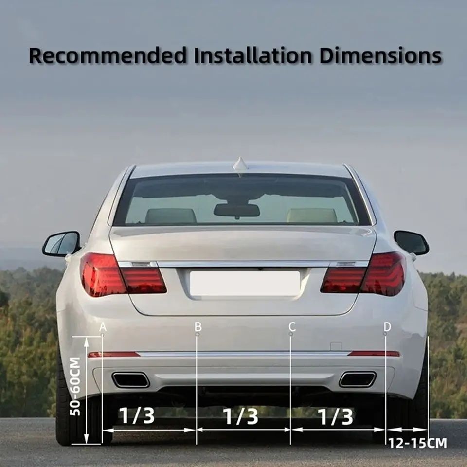 Kit de sensores de estacionamento com display e aviso sonoro. (Novo)