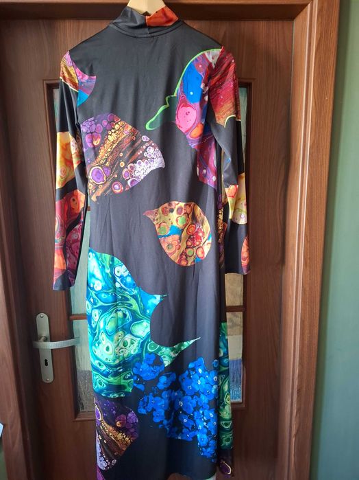 Sukienka desigualefekt mineralny Christian Lacroix