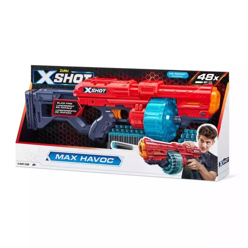 Wyrzutnia Excel Max Havoc 48 strzałek. ZURU X-Shot