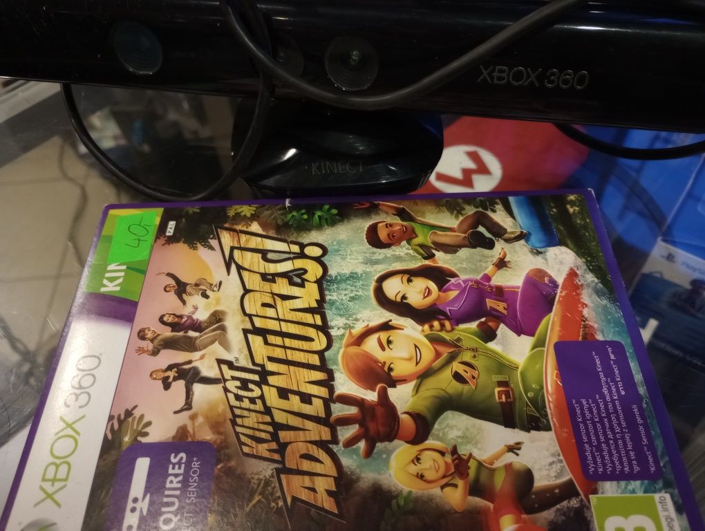 Xbox 360 Kinect plus gra Kinect Adventures