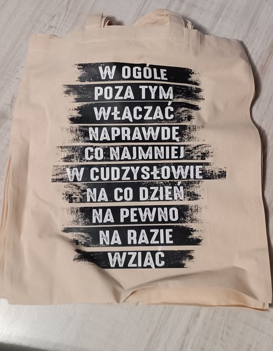 Torby płócienne z poprawną polszczyzną
