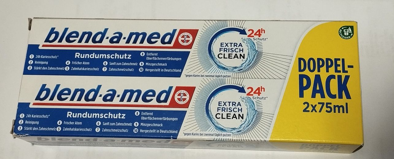 2 x 75 ml pasta do zębów blend a med