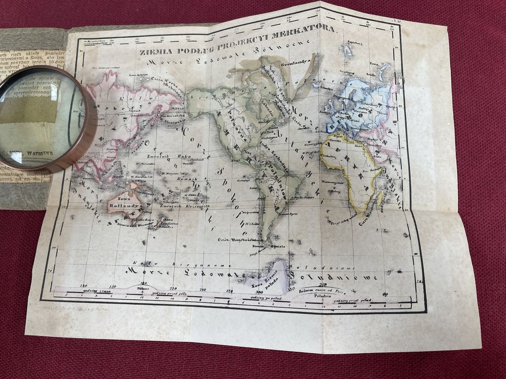Stara Mapa Świata