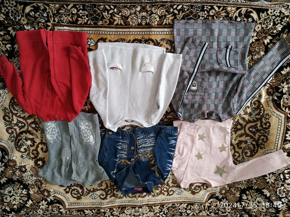 Пакет речей на дівчинку 110-116