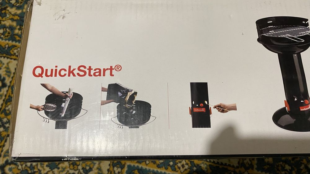 Barbecook Basic Black QuickStart 223.4005.000 гриль барбекю мангал
