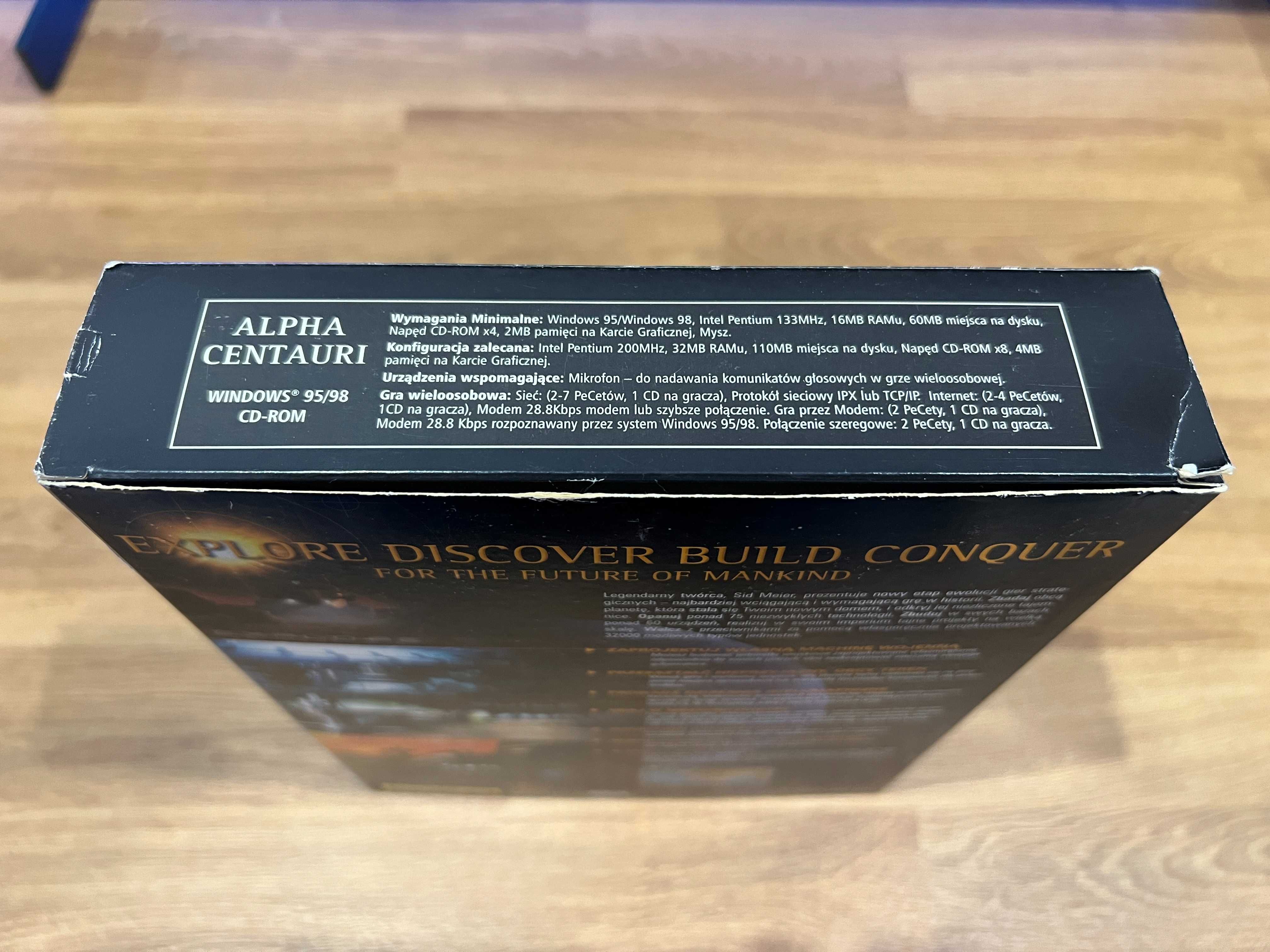 Sid Meier's Alpha Centauri (PC PL 1999) BIG BOX polskie wydanie IPS