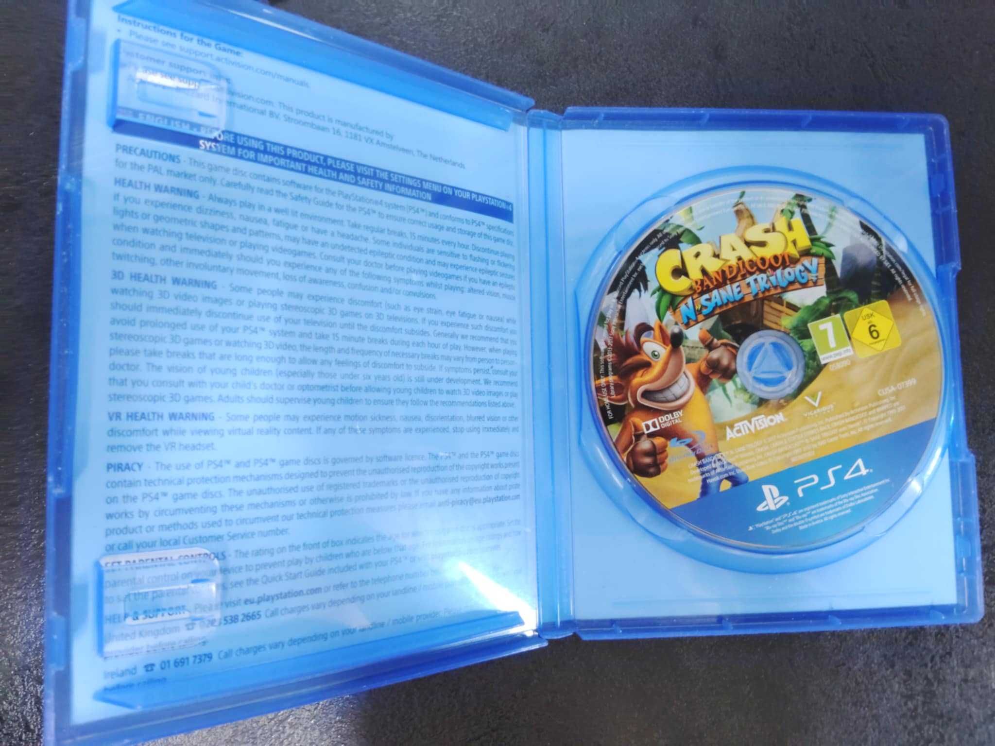 Crash Bandicoot: N. Sane Trilogy PS4 i PS5 ENG