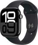Apple Watch Series 10 GPS 46MM Black Case with Black Sport Band W-wa