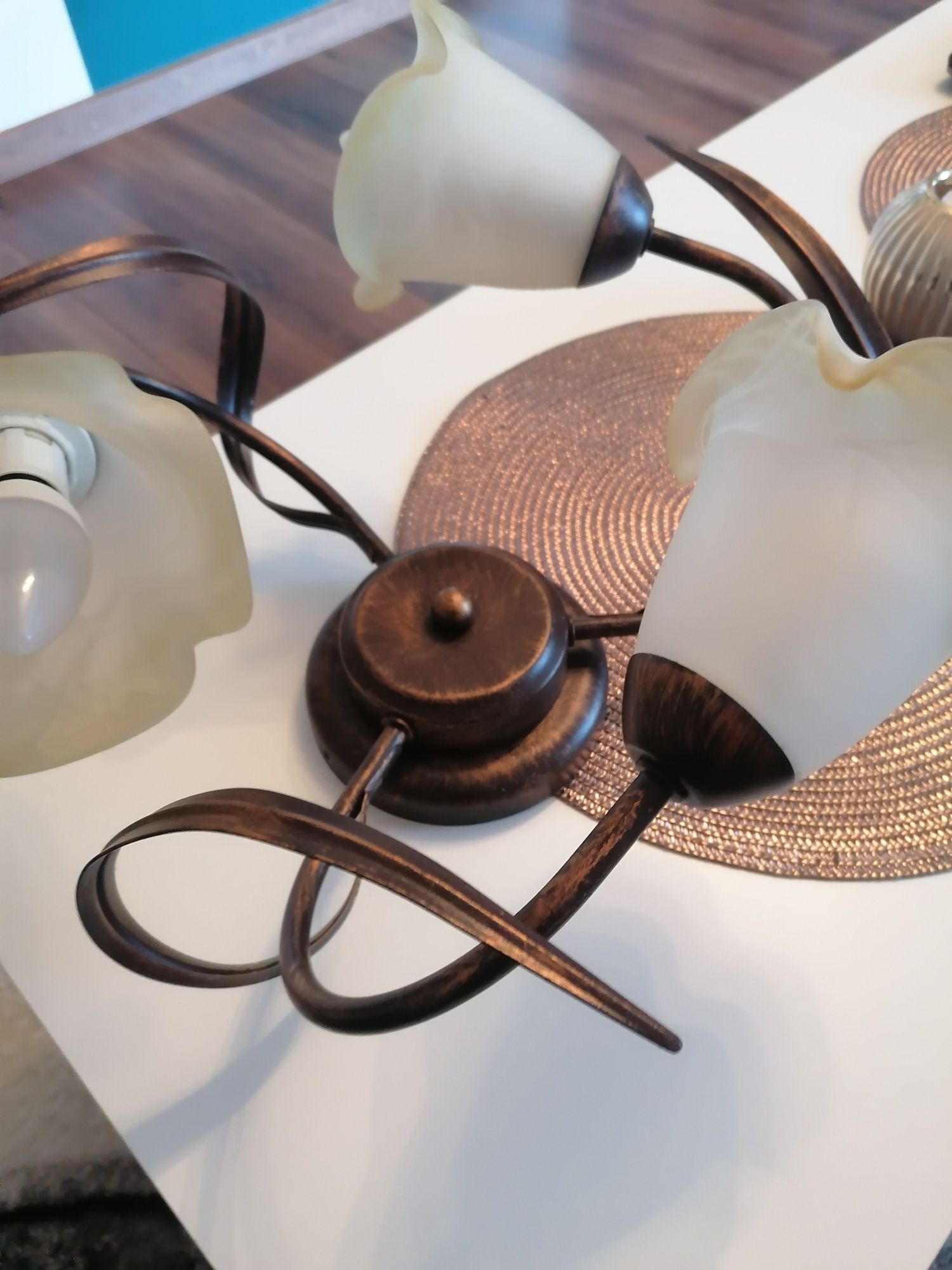 Lampa sufitowa metal