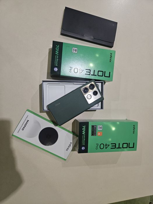 Infinix Note 40 Pro   8/256 ГБ  Ідеальний стан  Гарантія  Повний ко