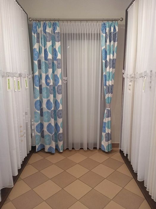 Zasłona gotowa wys 200x130cm Katalo przelotki