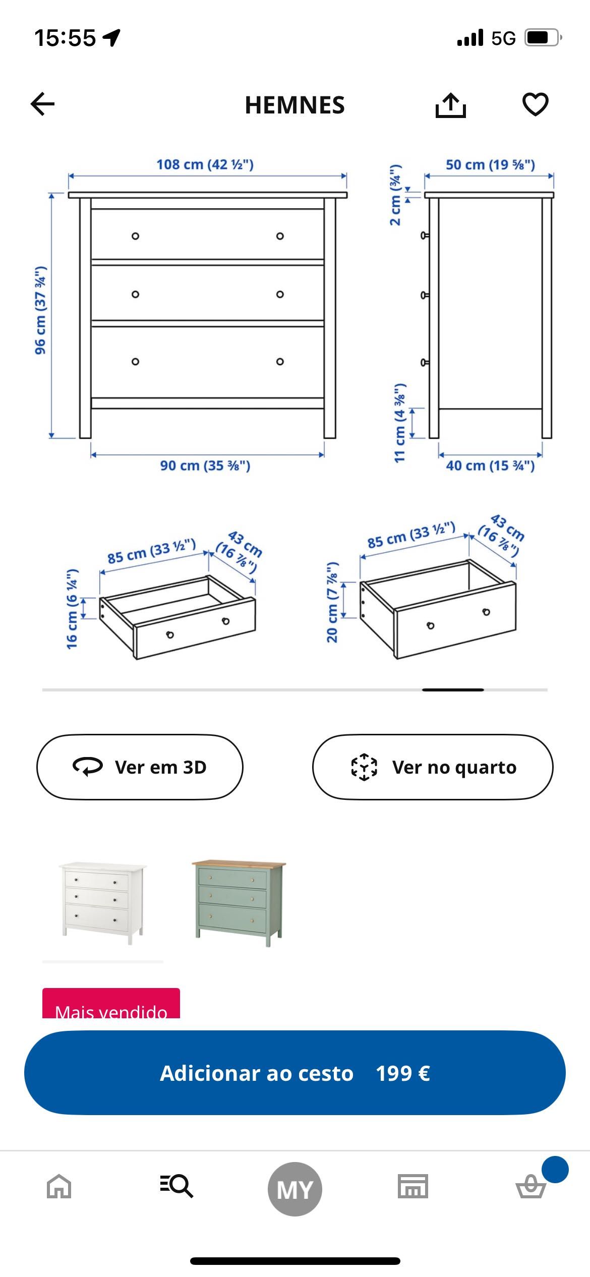 Comoda IKEA Hemnes