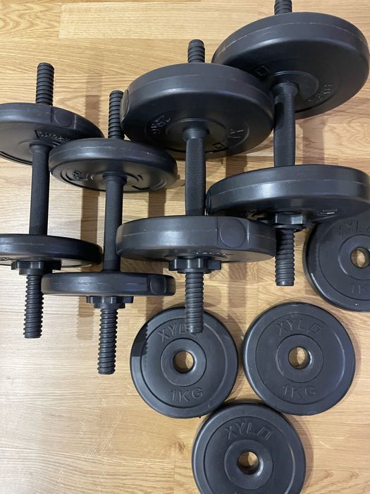 Zestaw hantli regulowanych z gryfami