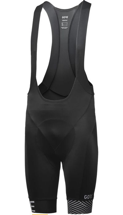 Чоловічі велошорти з нагрудником Gore Wear C5 Opti чорні. Розмір L.