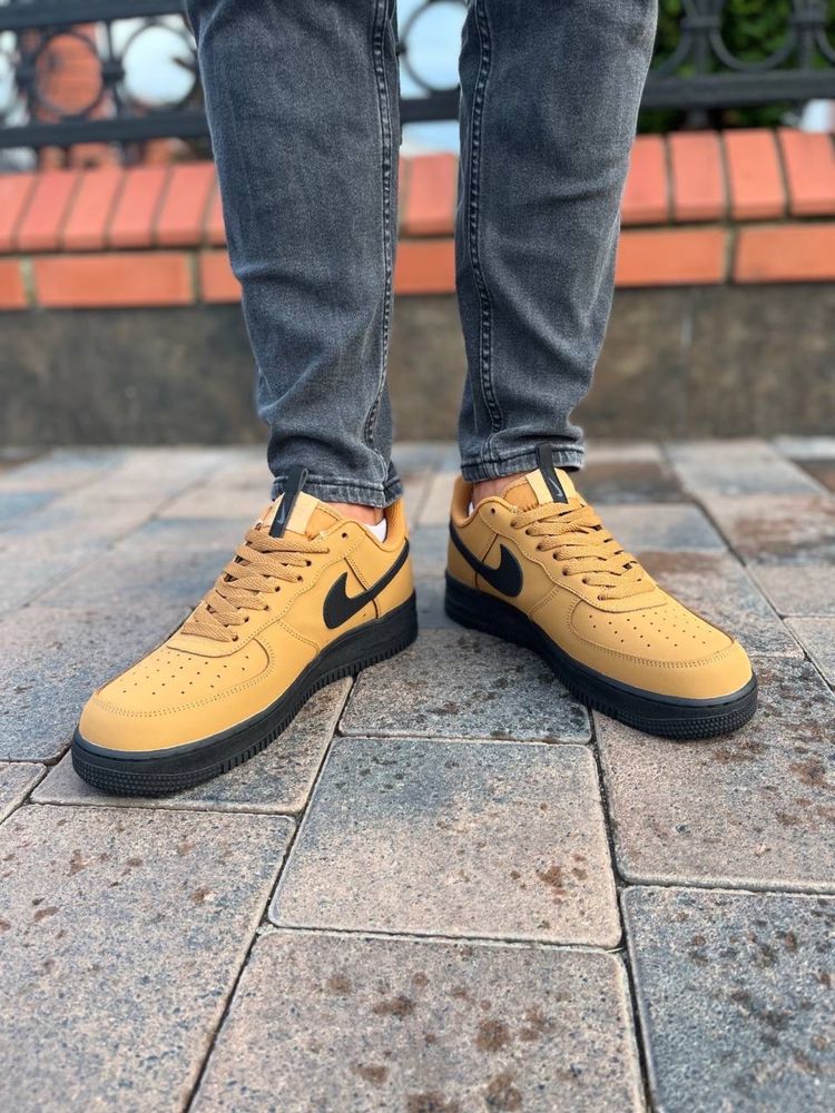 Кросівки Nike Air Force 1 '07 Wheat/Black-Midnight Navy (41-46)