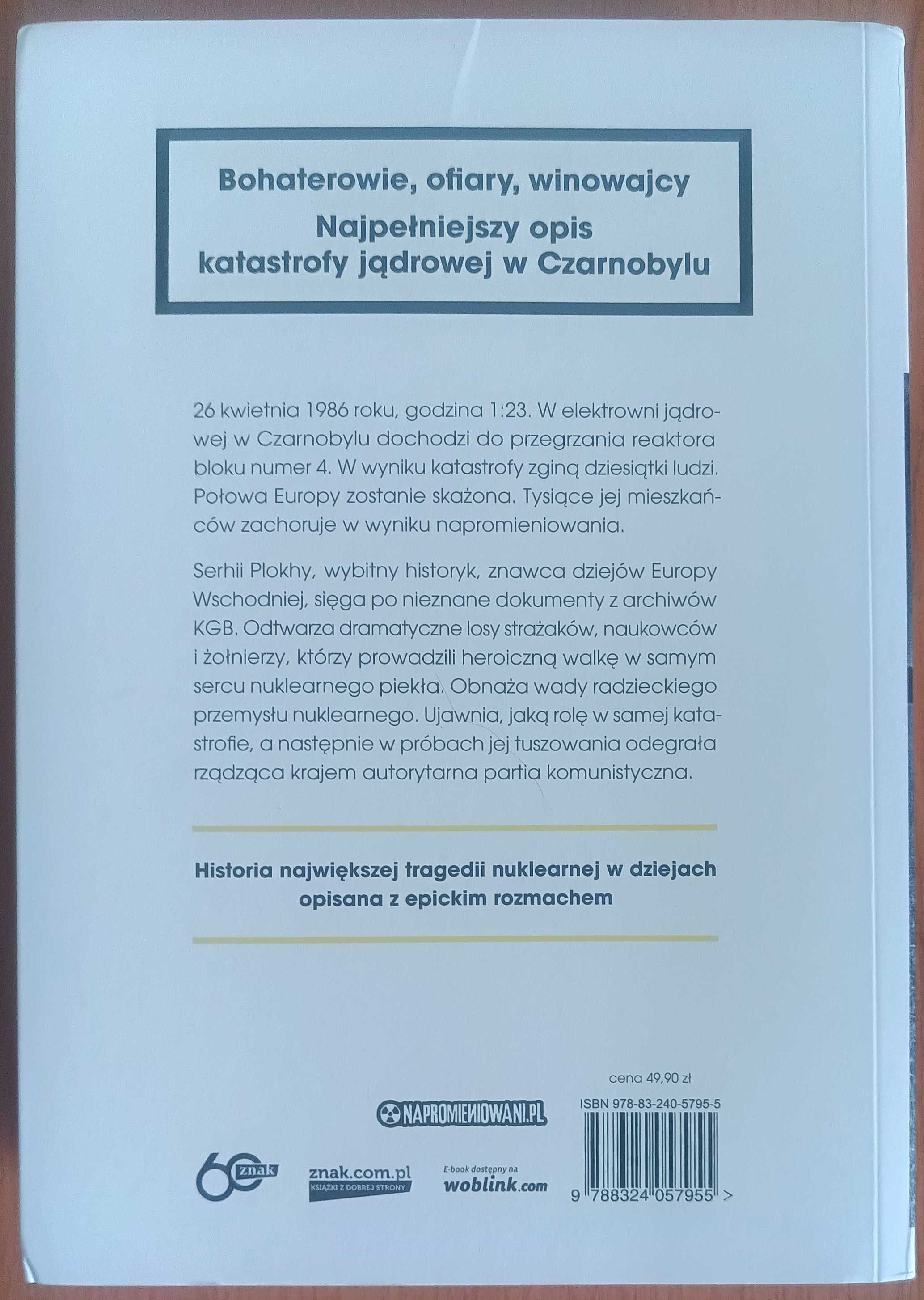 Serhii Plokhy "Czarnobyl. Historia nuklearnej katastrofy"