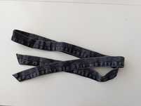 Czarny jeansowy pasek 165cm do wiązania