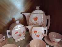 Ćmielów różowa porcelana lata 30