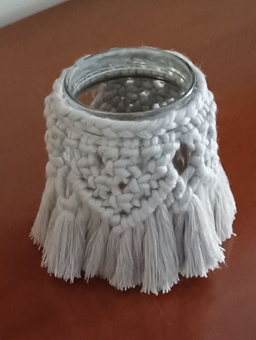 Decoração em macramé