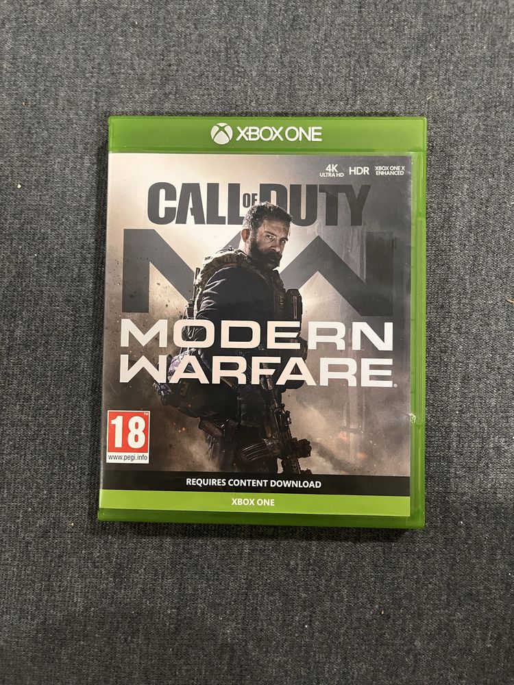 Диск call of duty modern warfare xbox one