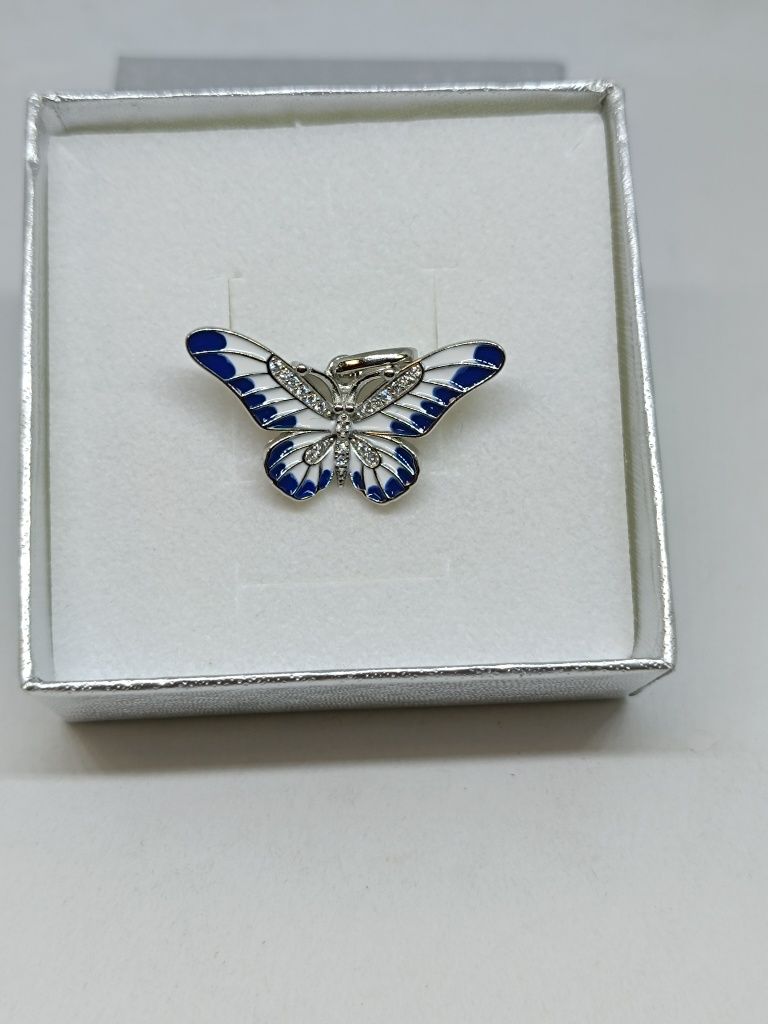 Srebrny wisiorek motyl, srebro 925