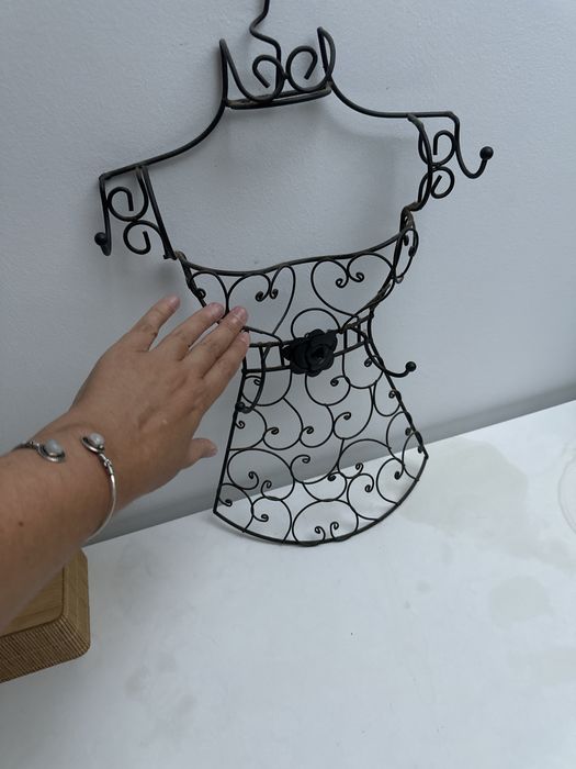 Cabide de ferro furjado