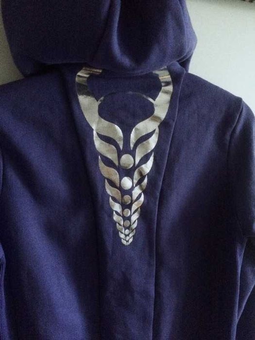 Cyberdog fioletowa bluza z kapturem cybergoth cyber rave japan