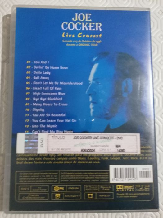 DVD Joe Cocker Live Concert