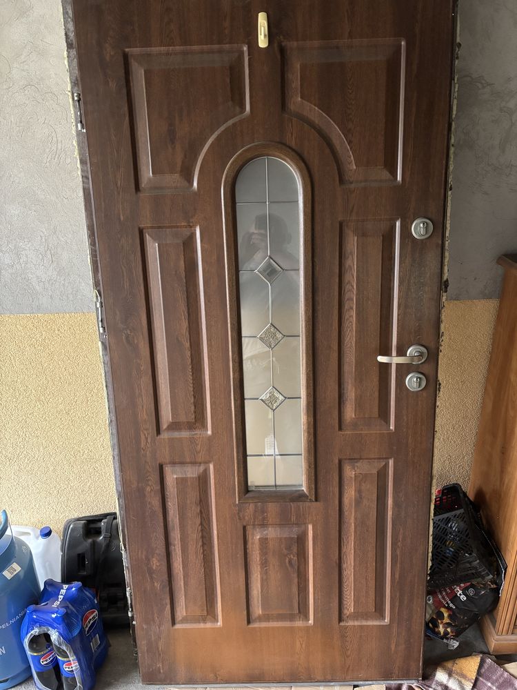 Drzwi zewnętrzne KMT z demontażu